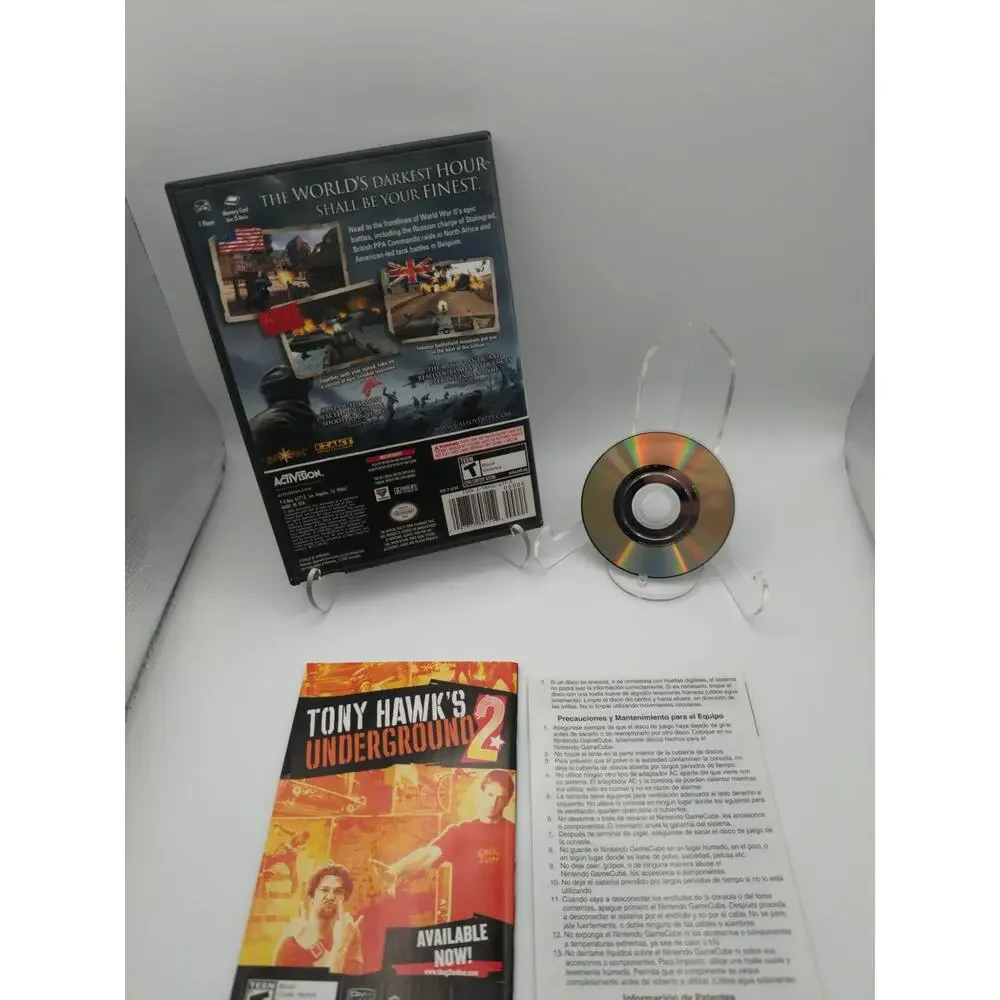 Call of Duty Finest Hour GameCube CIB Tested on Wii